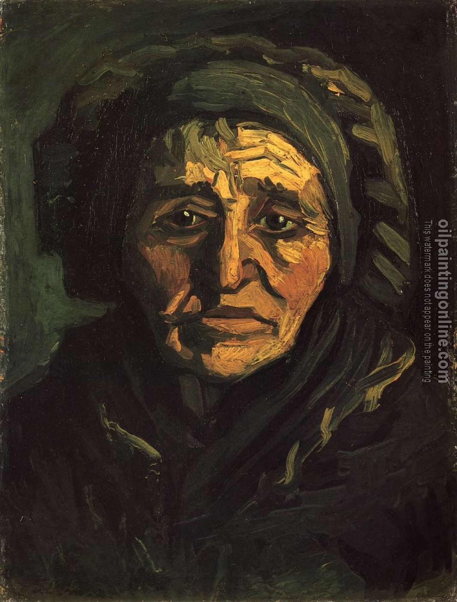 Gogh, Vincent van - Peasant Woman,Head